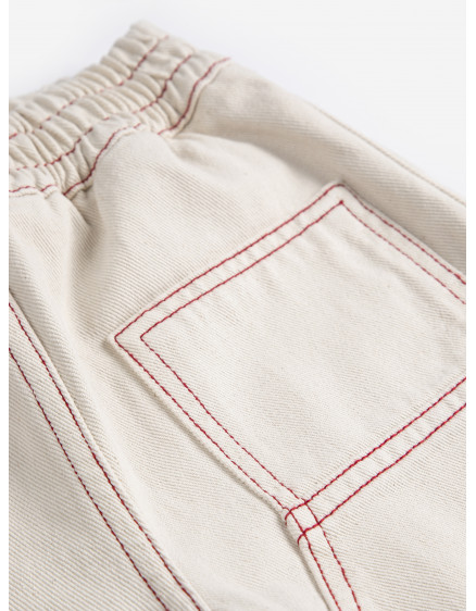 Twill Pants Off White 8