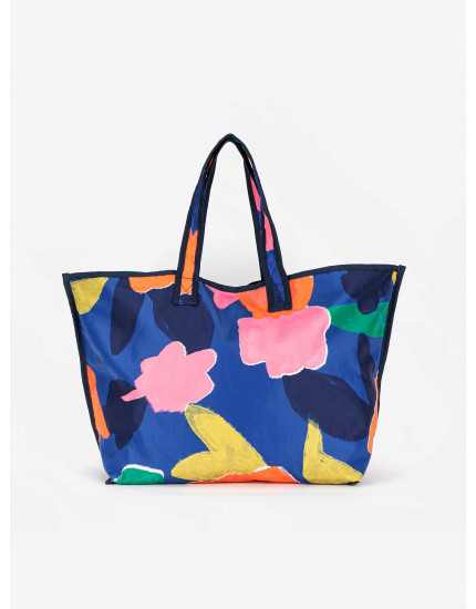 Blooming Color Canvas Tote Multi One Size