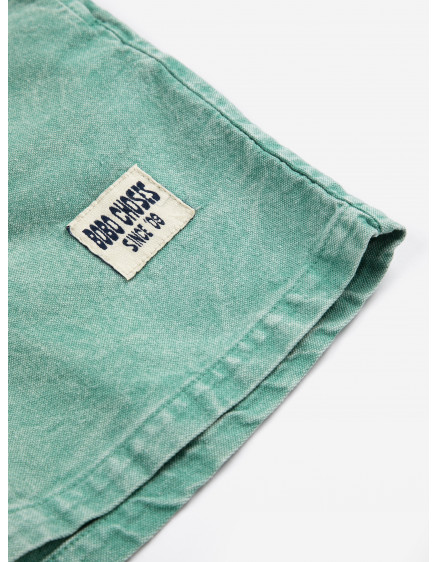 Bobo Choses 09 Woven Bermuda Shorts Green 5
