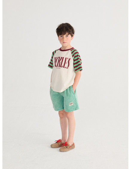 Bobo Choses 09 Woven Bermuda Shorts Green 3