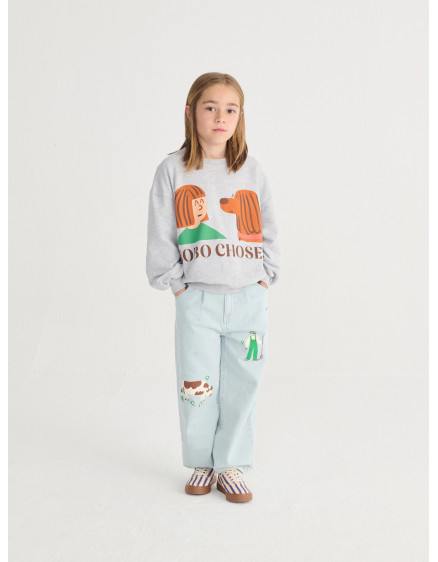 Friends In A Pickle Sweatshirt Heather Grey 3