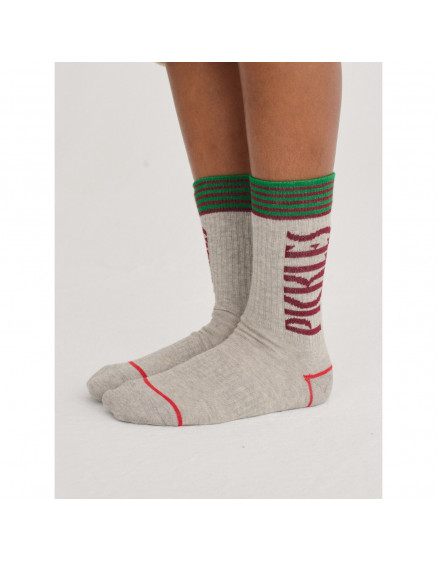 Spicy Pickles Long Socks Grey 2