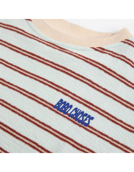 Bobo Choses Stripes T-shirt Light Blue 4