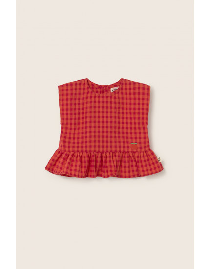 Топ Gingham Tomato Lua 3M