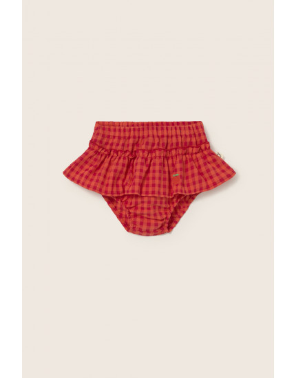 Блумери Gingham Tomato Coral 3M