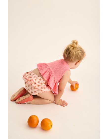 Indiana Flower Baby Bloomers Pink Ines 2