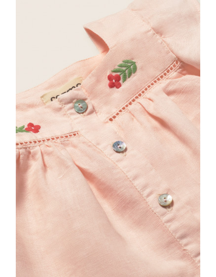 Baby Blouse Pink Vivi 2