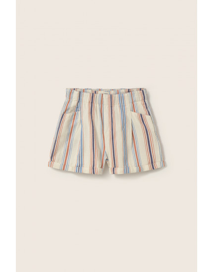 Striped Baby Shorts Ivory Roy 18M
