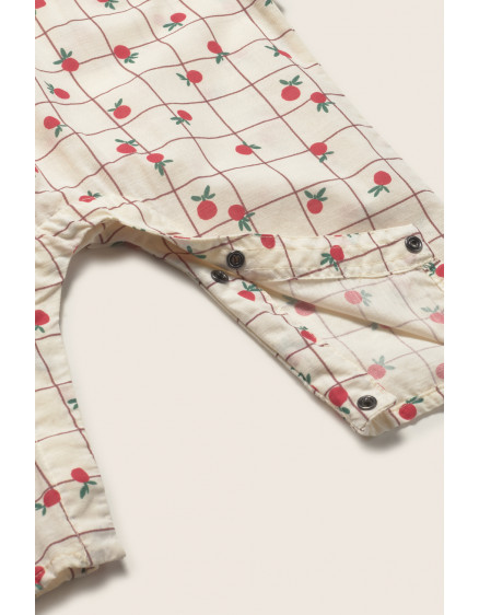 Fruit Baby Jumpsuit Ivory Mae 2