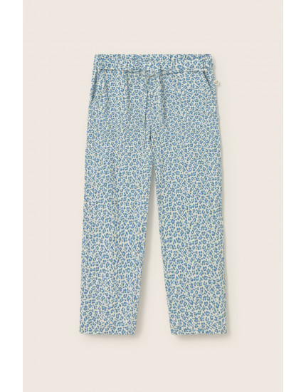 Animal Print Pants Blue Bella 10Y