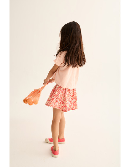 Animal Print Shorts Tomato Flork 4