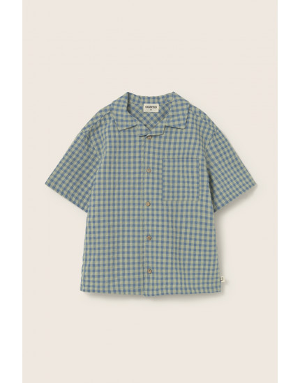 Gingham Shirt Blue Jay 10Y