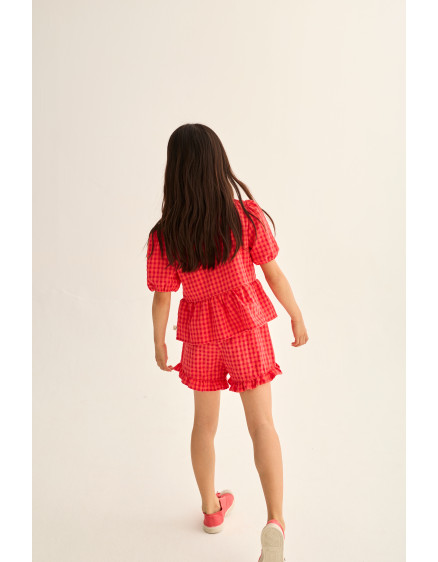 Блуза Gingham Tomato Joy 3