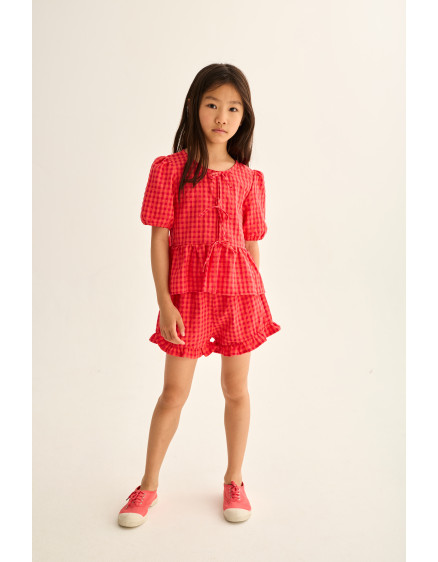 Блуза Gingham Tomato Joy 2