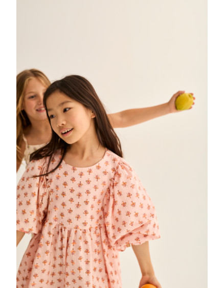 Indiana Flower Dress Pink Alba 3
