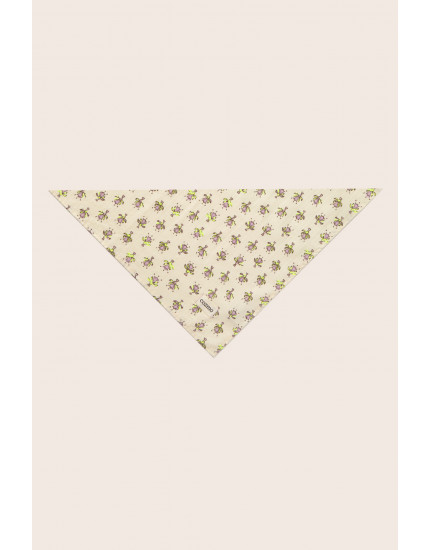 Indiana Flower Lavender Bandana One Size