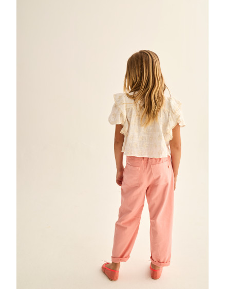 Twill Pants Rose Atena 2