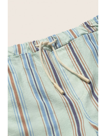 Striped Shorts Aqua Zion 2