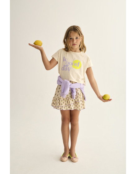 Slub T-shirt Le Good Say Ivory 2