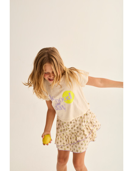 Slub T-shirt Le Good Say Ivory 3