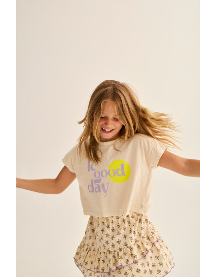 Slub T-shirt Le Good Say Ivory 4