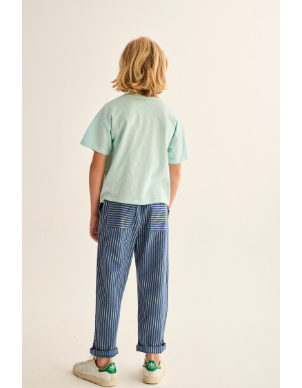 Striped Pants Navy Aero 2