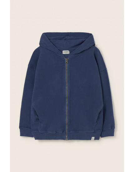Soft Fleece Hoodie Navy Soren 12Y