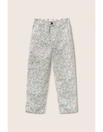 Floral Twill Pants Multi Paola 10Y