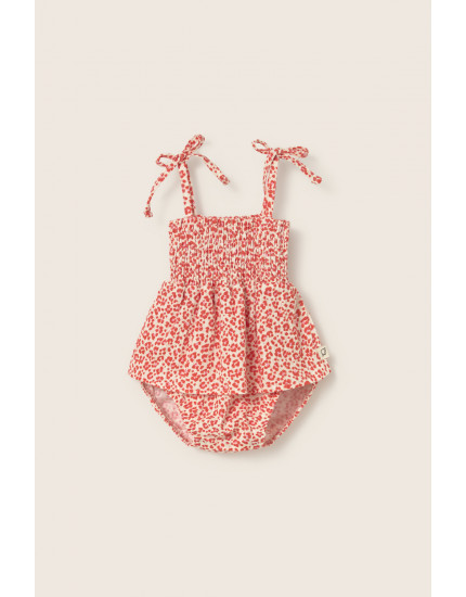 Animal Print Baby Romper Tomato Granny 24M