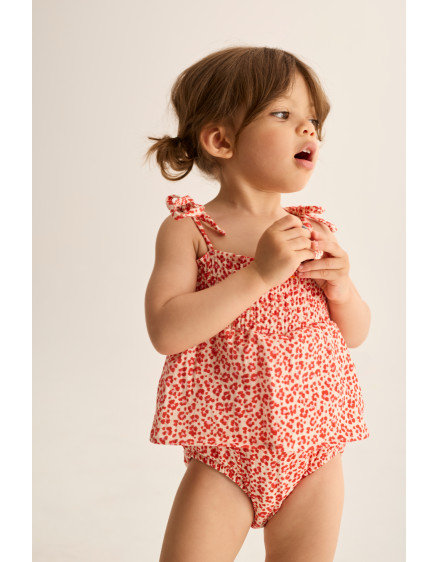 Animal Print Baby Romper Tomato Granny 2