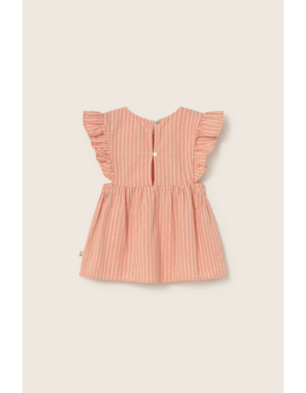 Striped Baby Dress Rose Tina 4