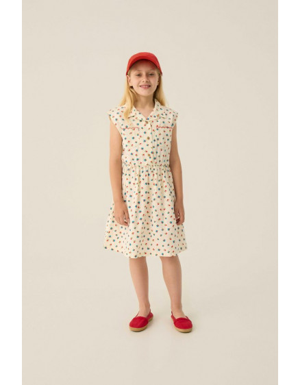 Small Flowers Allover Dress 3