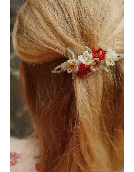 Flower Field Hair Clip Multi 3