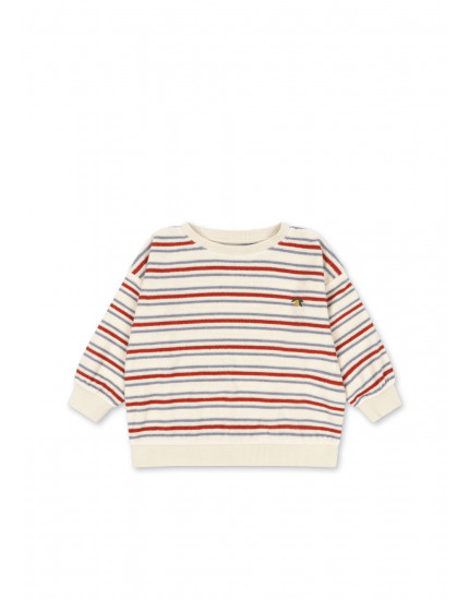 Itty Rib Sweat Wind Stripe Set 18M