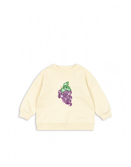 Lou Sequin Sweat Shirt Sea Mist