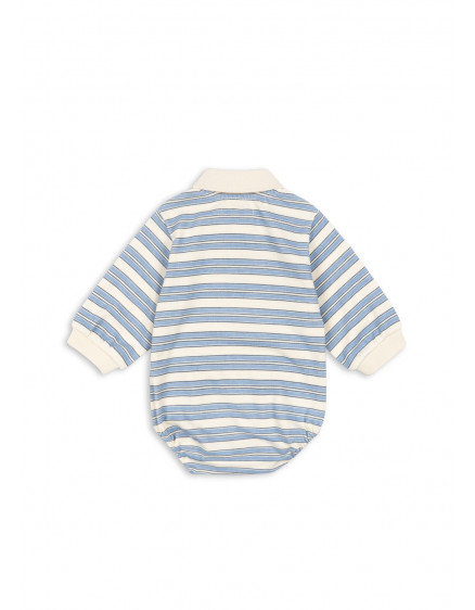 Spotty Romper Stripe Ciel 5