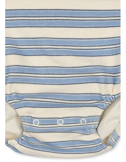 Spotty Romper Stripe Ciel 2