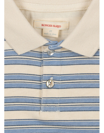 Spotty Polo Stripe Ciel 5