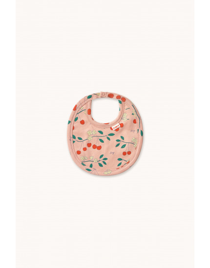 Cherry Trees Bib Wild Rose One Size
