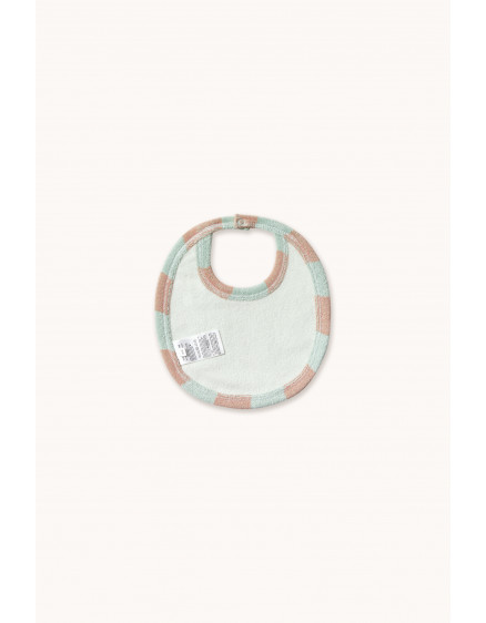 Stripes Towel Bib Wild Rose 3