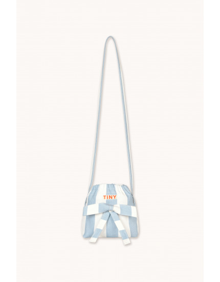 Blue Stripes Crossbody Bag Washed Blue One Size