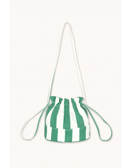 Emerald Stripes Bucket Bag 2