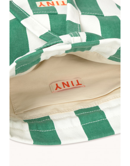 Emerald Stripes Bucket Bag 3