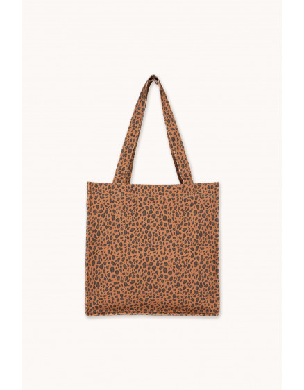 Mini Animal Print Tote Bag Light Brown 3