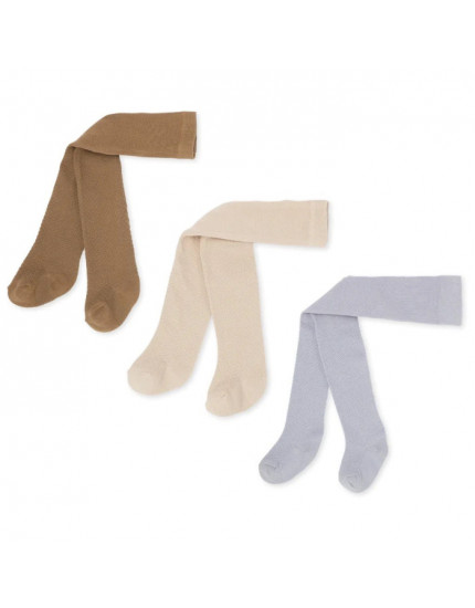 3x Pointelle Tigers eye/sand/pearl blue 56-62