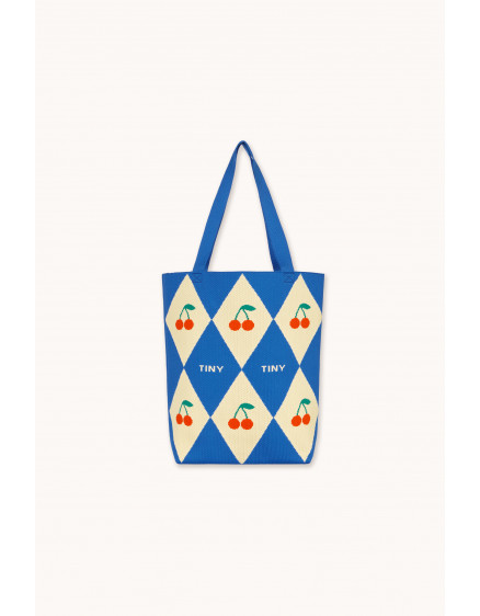 Diamonds Tote Bag Blue 4