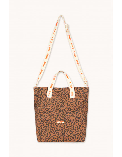 Mini Animal Print Shoes Bag Light Brown One Size