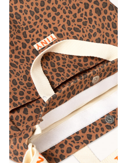 Mini Animal Print Shoes Bag Light Brown 2