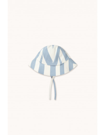 Blue Stripes Bucket Hat Washed Blue 4