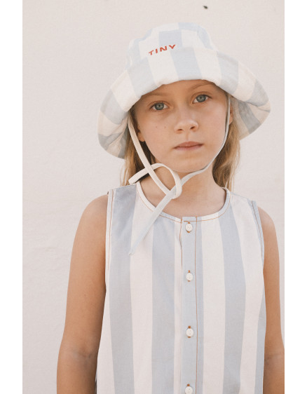 Blue Stripes Bucket Hat Washed Blue 3